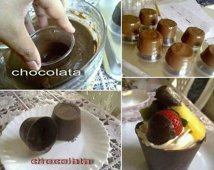 How To Mold Bowls and Cups With Chocolate