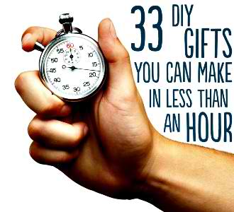 33 DIY Gifts You Can Make in Less Than an Hour