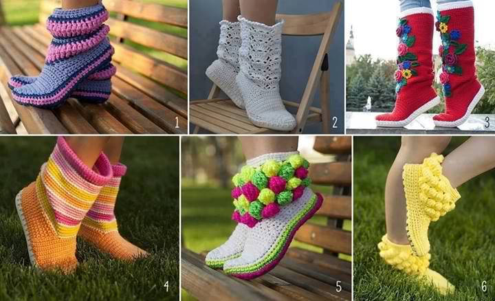 Adult Sized Crochet Boot Patterns