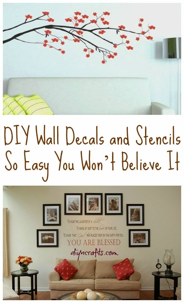 DIY Wall Decals and Stencils