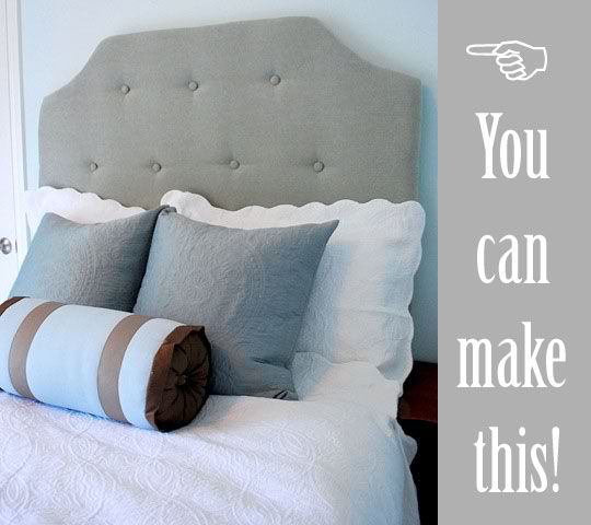 How To Make a Tufted Upholstered Headboard