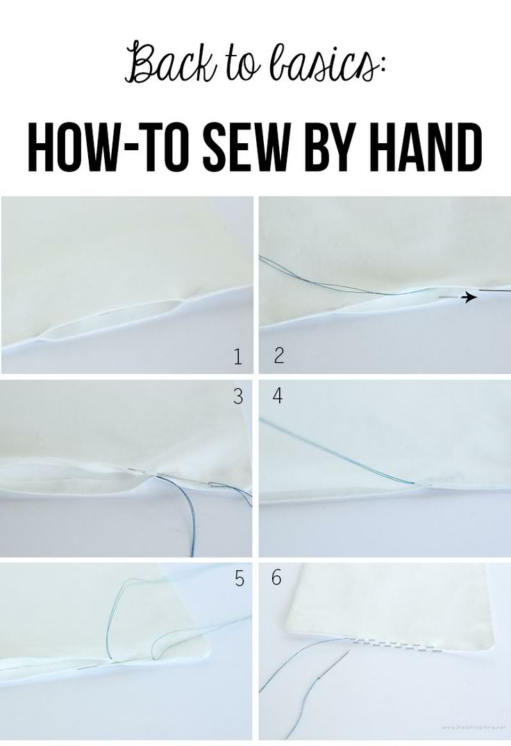 How to sew by hand