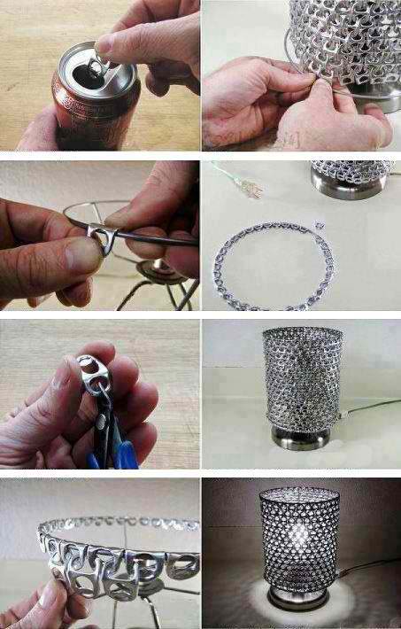 Pull Tab Lamp Shade Tutorial