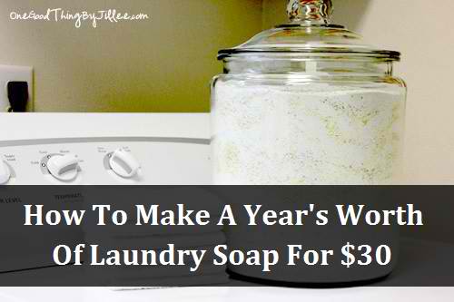 365 Days Of Laundry Soap For $30