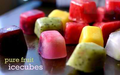 How To Make Fantastic Pure Fruit Ice Cubes