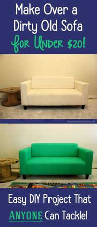 How to Easily Make Over a Sofa With Paint