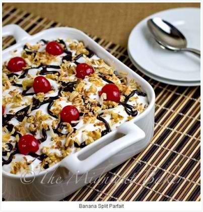 Banana Split Parfait Recipe