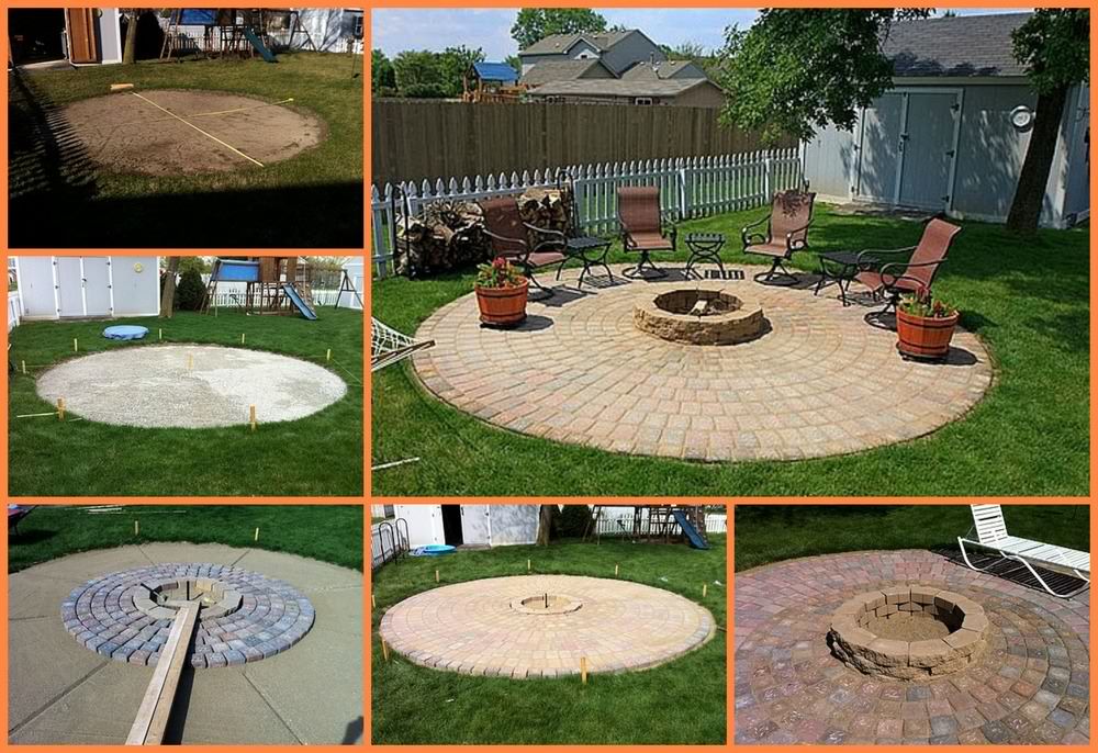 DIY Patio And Fire Pit Tutorial