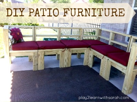 Quick and Easy Plan for DIY Patio Furniture