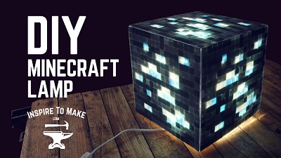 DIY Minecraft Lamp