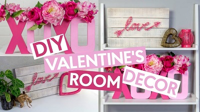 DIY Valentine's Room Decor