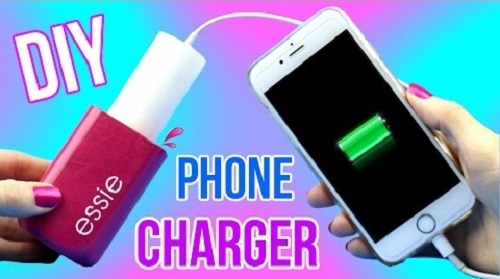 How To Make a Nail Polish Bottle Phone Charger