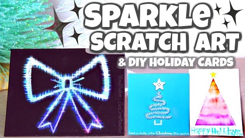 Glitter Scratch Art And More!