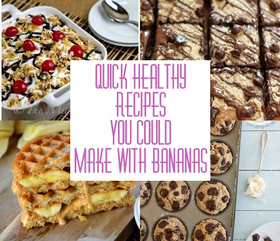 Quick Healthy Recipes You could Make With Banana
